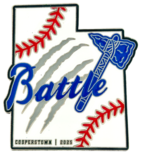 2025 Battle Tomahawk Baseball Cooperstown Pin Collection