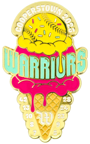 2025 Ice Cream Warriors Cooperstown Hard Enamel Custom Trading Pins