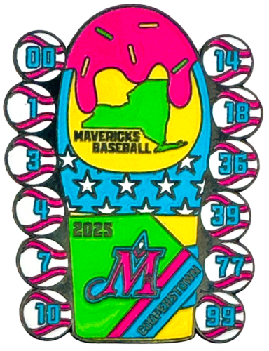 New York Cooperstown Sliding Mitt Custom Hard Enamel Trading Pin