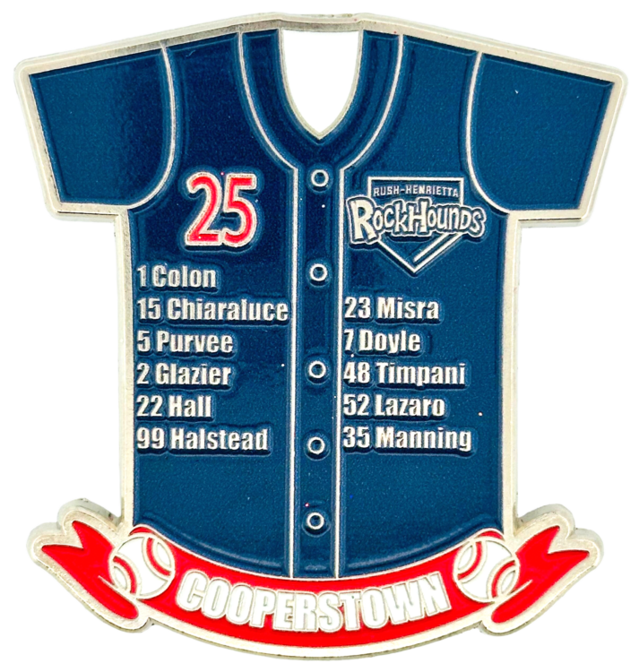 2025 Rockhounds Jersey Baseball Cooperstown Enamel Pin - Cooperstown Pin Collection