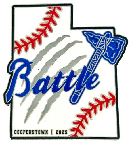 Cooperstown Pin Collection - Battle Tomahawk Baseball Cooperstown Enamel Pin