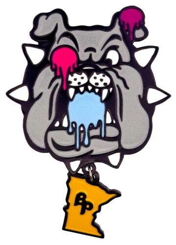 Cooperstown Pin Collection - Bulldogs Baseball Cooperstown Enamel Pin with Dangler