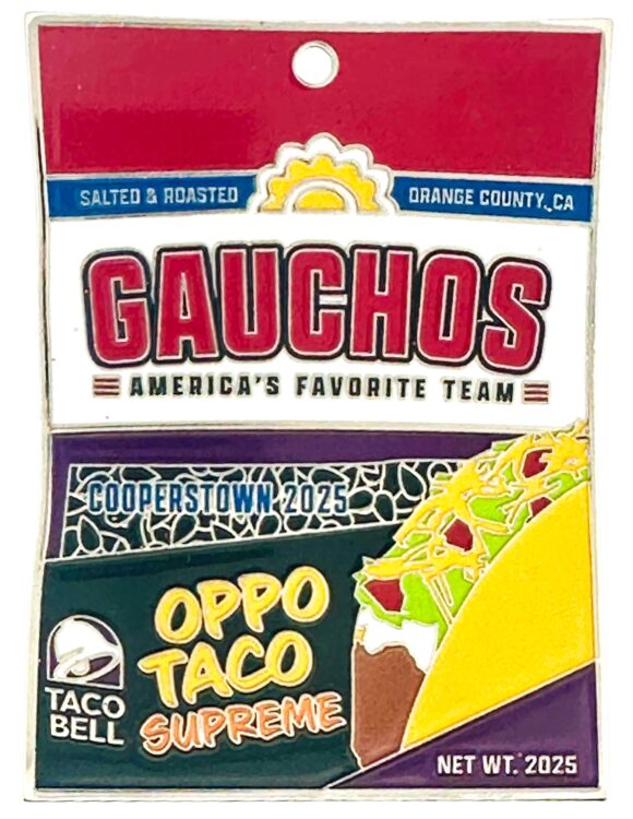 Cooperstown Pin Collection - Gauchos Oppo Taco Sunflower Seeds Baseball Cooperstown Enamel Pin