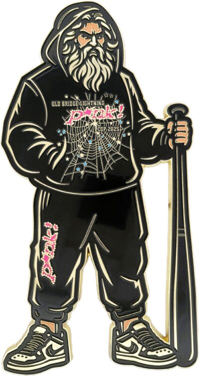 2025 Jimmy Ray Umpire Ice Cream Cooperstown Enamel Pin - Cooperstown Pin Collection