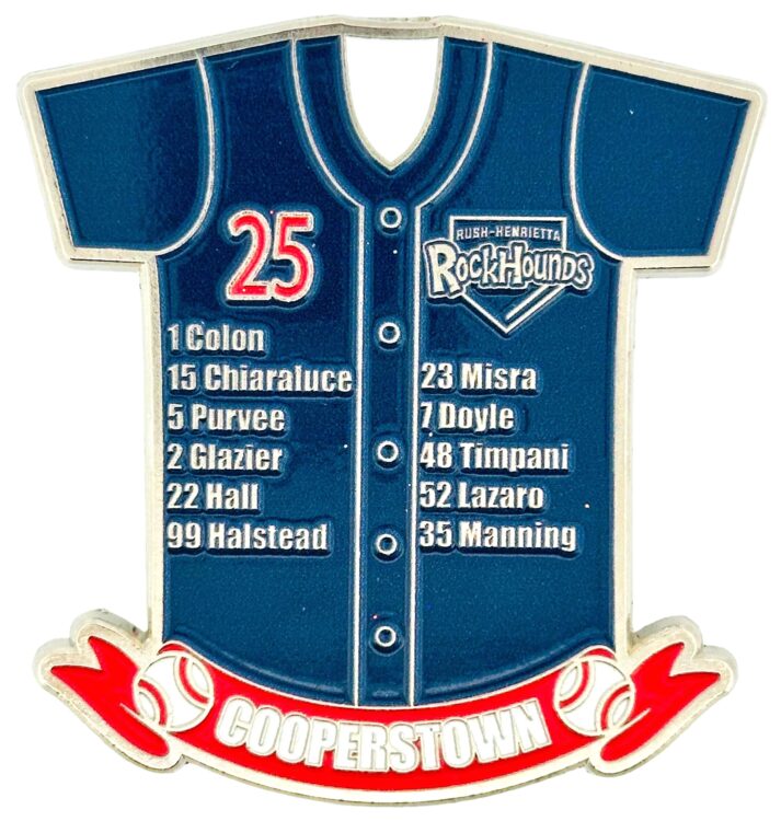 Cooperstown Pin Collection - Rockhounds Jersey Baseball Cooperstown Enamel Pin
