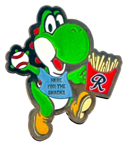 Cooperstown Pin Collection - Yoshi Snacks Baseball Cooperstown Enamel Pin