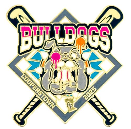 Request a Design - Bulldogs Cooperstown Baseball Enamel Pin